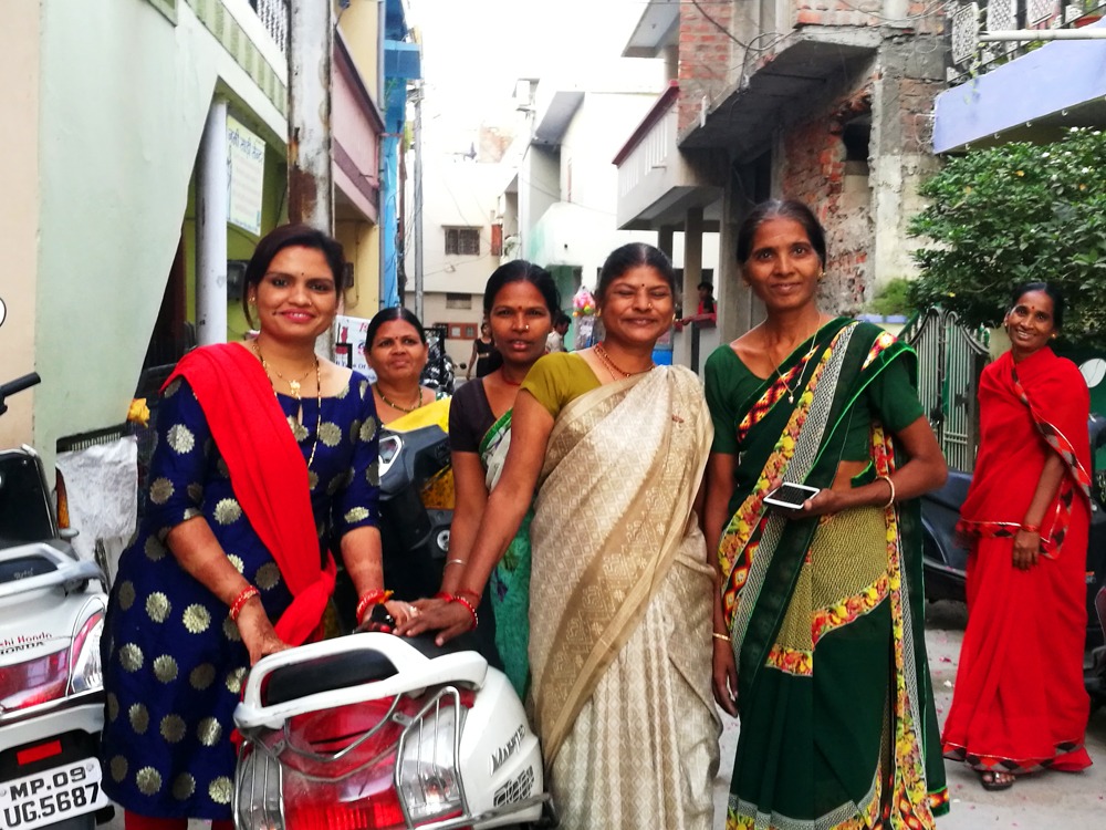 Vahvoja naisia Intian Indoressa