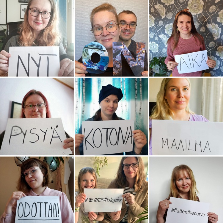 Nyt on aika pysyä kotona, maailma odottaa!